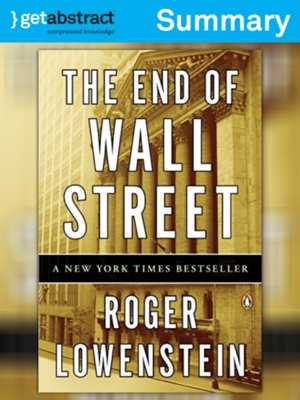 cover image of The End of Wall Street (Summary)